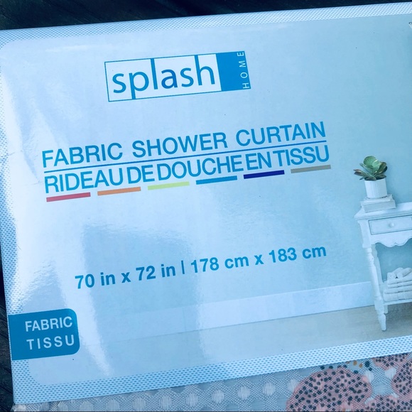 🧡🧡🧡 Tranquil Peach Floral Shower Curtain 🧡🧡🧡 - Picture 7 of 8